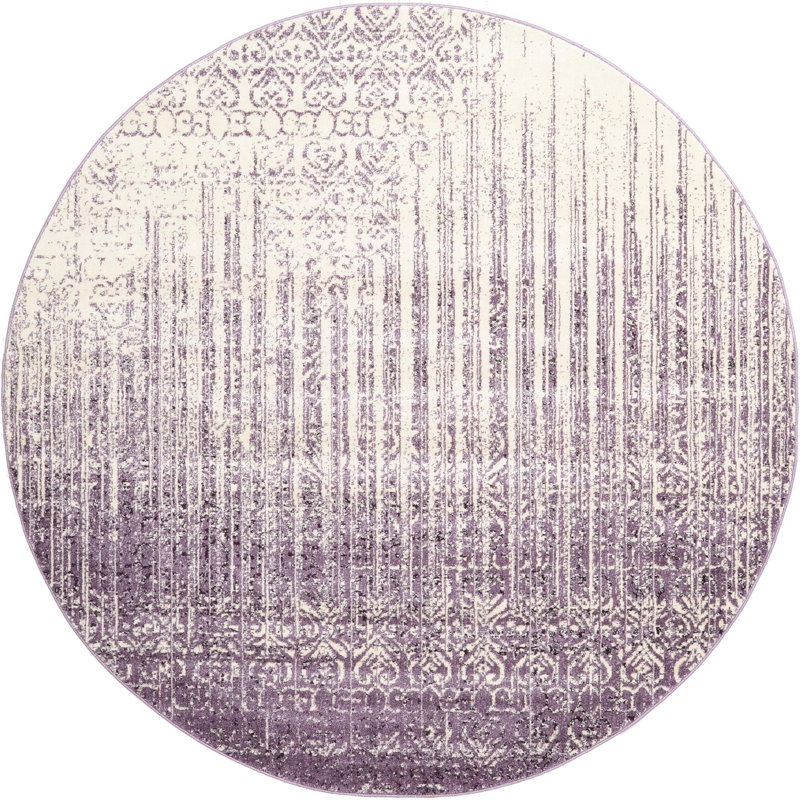 Abstract Area Rug, Round 244cm