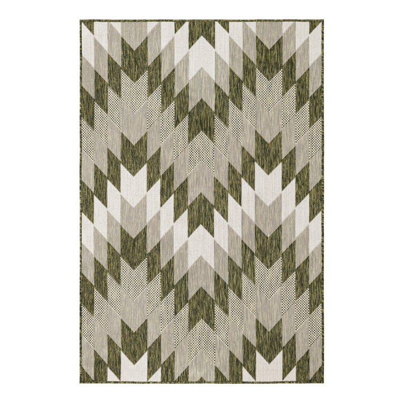 Tapis intérieur / extérieur Blox Hower, Rectangle 4 pi 1 po x 6 pi 1 po