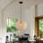 1-Light Pendant Lights Rattan Basket Globe-1350623536