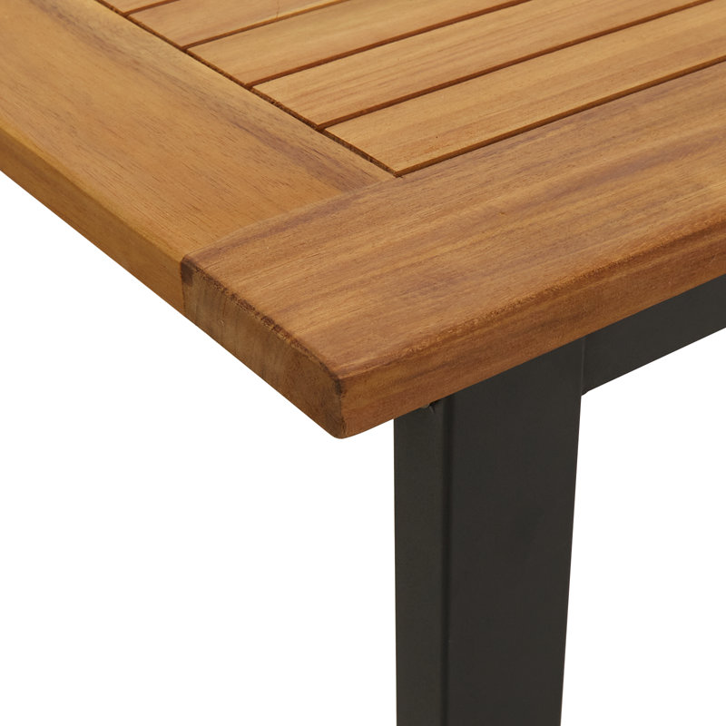 Rectangular 7 - Piece 6 - Person 200Cm L Outdoor Table Set