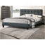 Grand lit de couleur gris anthracite avec tête de lit et cadre de lit plateforme stable en bois, structure solide moderne-1410822136-1410822143