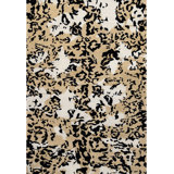 Contemporary Hand Knotted Animal Print Area Rug