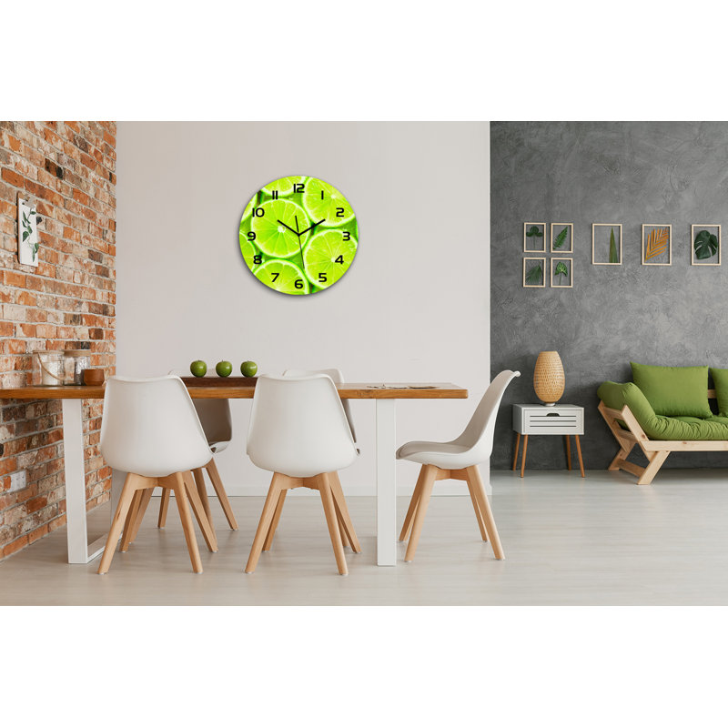 Jessice Glass Wall Clock