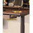 Solid Wood Electric Adjustable Height Standing Desk-1724045965