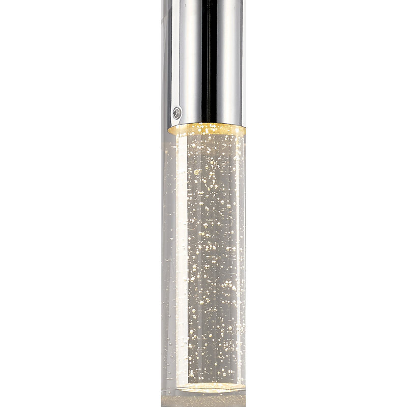 Thamann Modern 1 Light Glass Cylinder Pendant