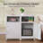 Katarra 26'' Tall Metal Nightstand Storage Cabinets With Lock-804624985