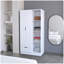 Armoire 2 portes avec compartiment ouvert Cimarron-717835879