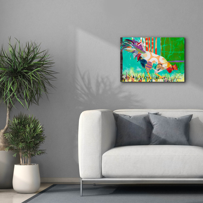 «August Flamboyance» par Augustel Beukenkamp, August Grove, H 18 po x l 26 po x P 0,75 po