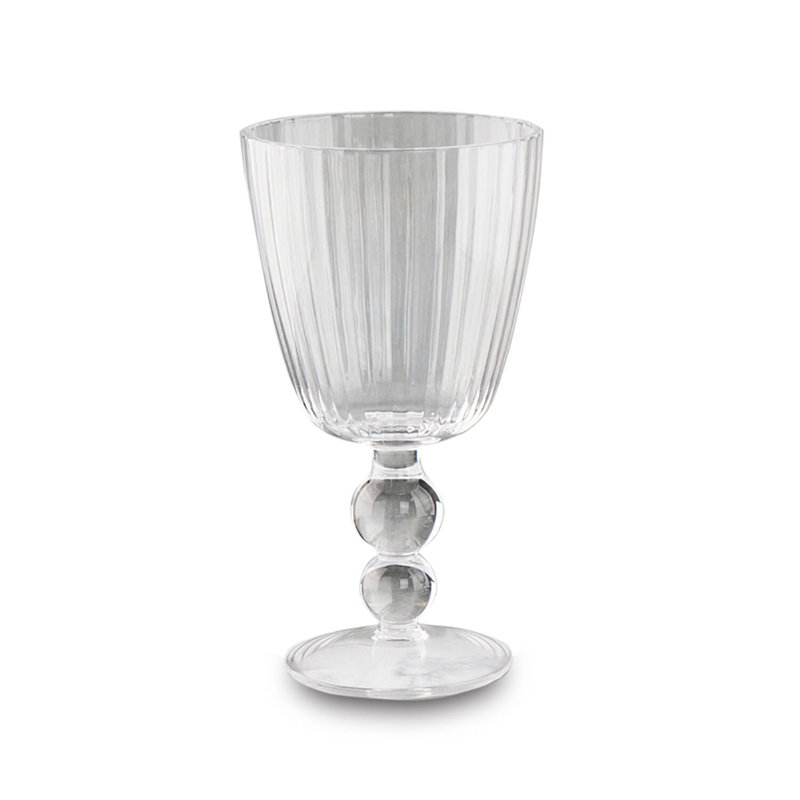 Vida Handmade Wine Glass, 14 oz., Clear