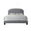 Grand lit en tissu Tradilla Grey