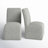 Sinclair 19'' H Linen Upholstered Metal Parsons Chair