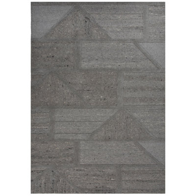 Sellman Hand-Tufted Geometric Wool Rug