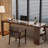 Nut-brown Rectangular Solid Wood writing desk-118614648
