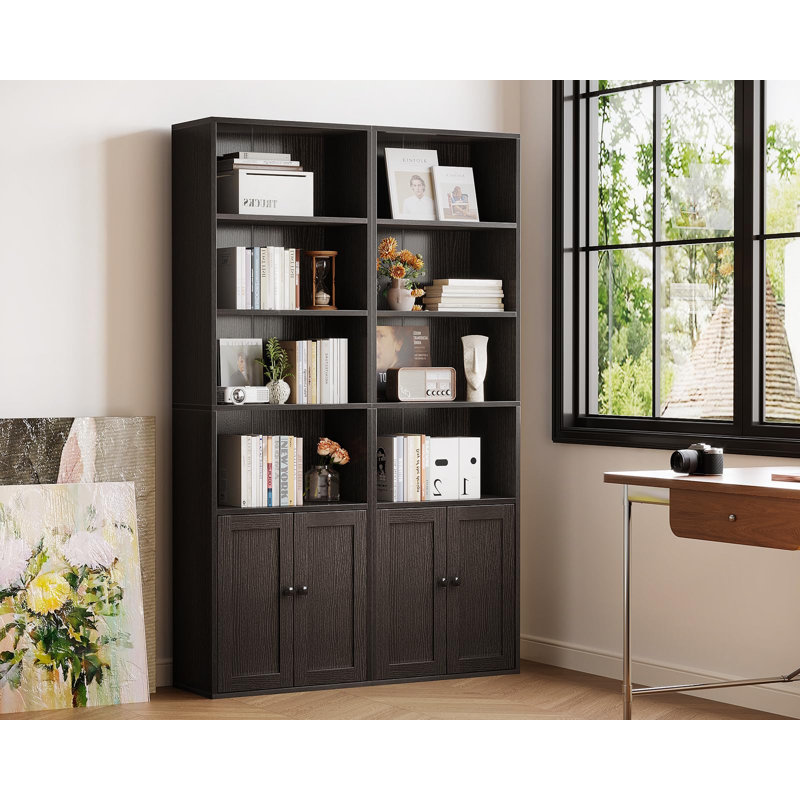 176.4cm H x 48cm W Bookcase, Black