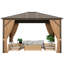 12 pi. L 10 pi. D Pavillon de jardin en acier