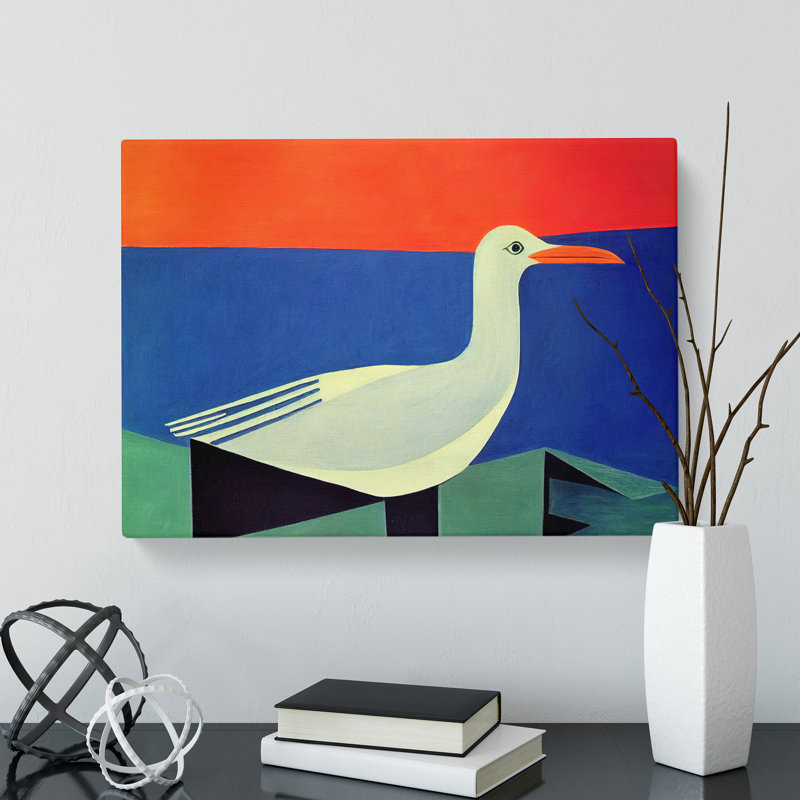 Seagull Abstract Vol.3 - Wrapped Canvas, 50cm H x 76cm W x 3cm D