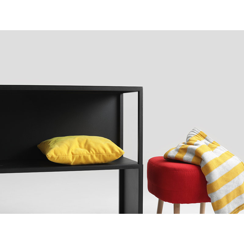 Hyller 75cm H x 150cm W Steel Geometric Bookcase