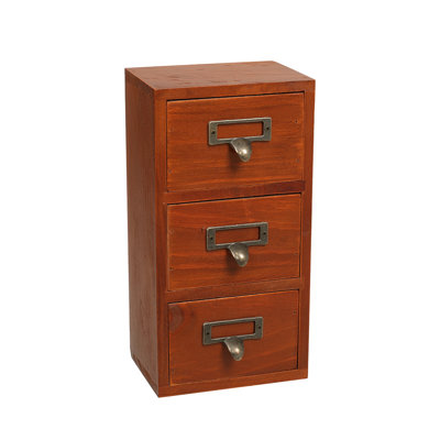 Hallettsville Wood Desk Organiser