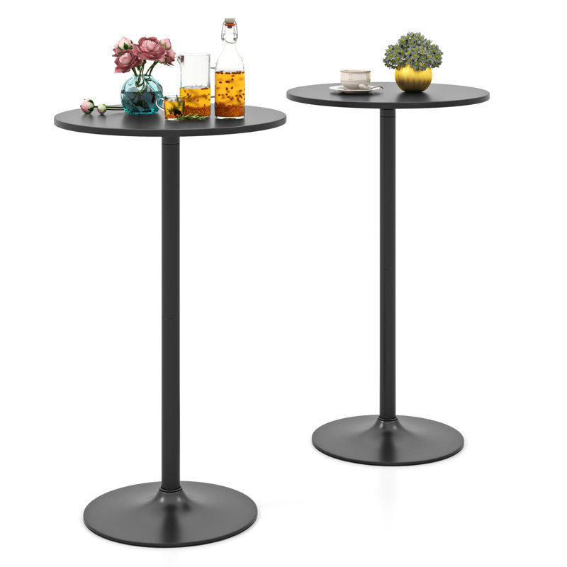 Round Metal Base Dining Table