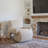 Accent Chair Heathered Beige