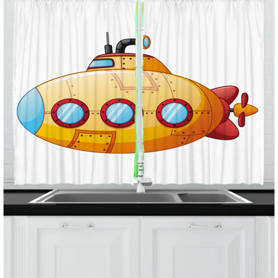 Pointed Kitchen Curtain