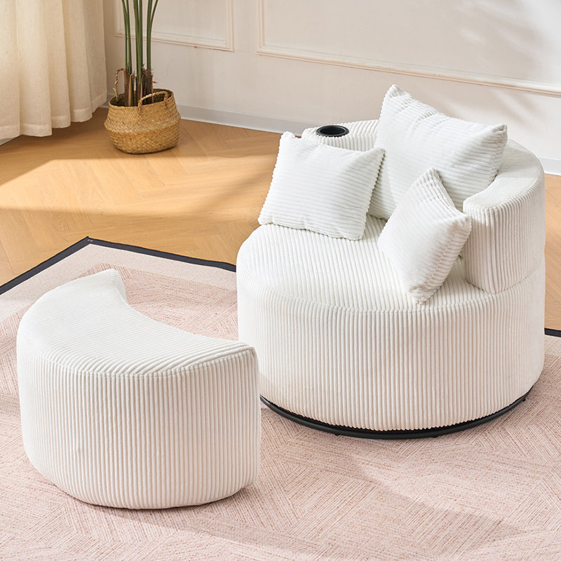 2 Seater Sofa, White