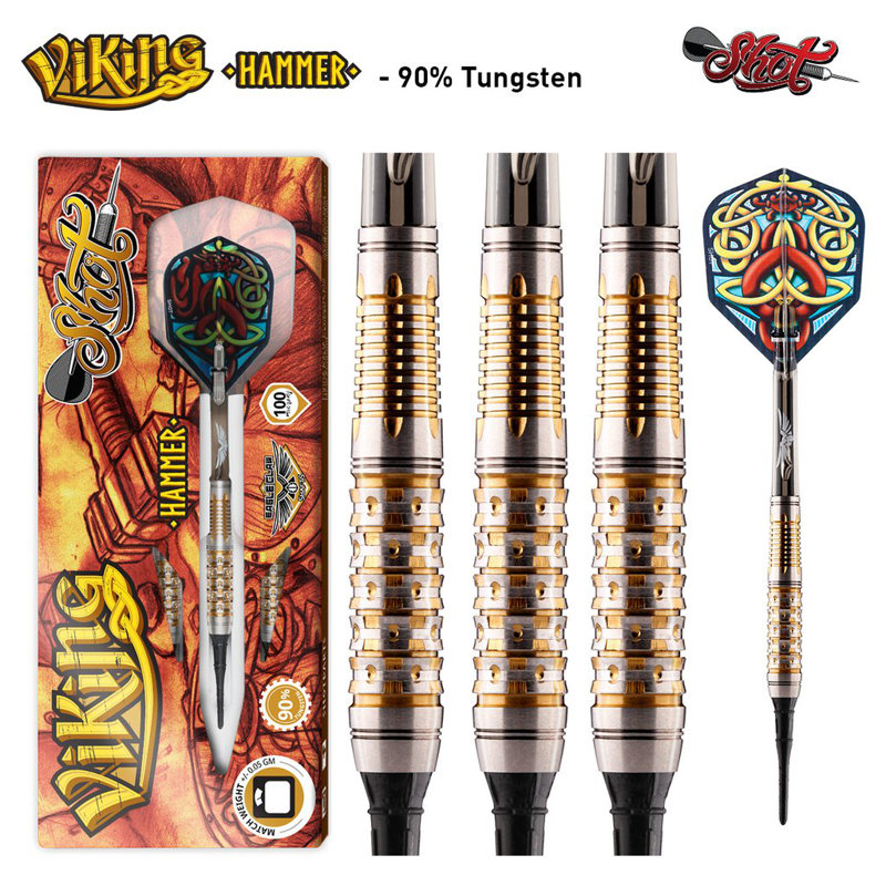 Shot Darts Tungsten Darts, 18 Gm