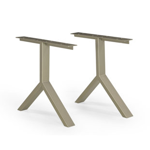 Aluminum Y Base - Dining Table Base Only (Set of 2) - Hardware Not Included (Set of 2)