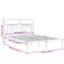 Vidaxl Bed Frame with Metal Headboard-101310396-101310387