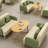 Polyester Blend Upholstered Bench-100032750