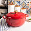 Cocotte en fonte émaillée 4,5 pte Lodge-132434962-132434963