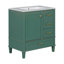 Ensemble de meuble-lavabo moderne avec lavabo 30 po, meuble-lavabo moderne avec porte à fermeture douce et 3 tiroirs, structure en bois massif-130140599-130140601