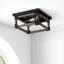 Plafonnier encastré 13 po 2 lumières Takako