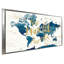 «Desert Blooms Abstact Map the World» par Laura Marshall - impression-64743577-64743576