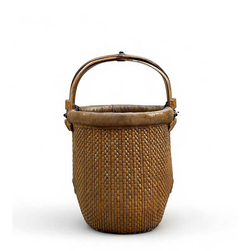 Panier à nourriture rétro en bambou