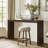 Finnegan Brown 54"W U-Shaped Console Table-868093405-895661658
