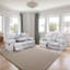 Ensemble de salon en tissu 2 pièces Whall-2063434913