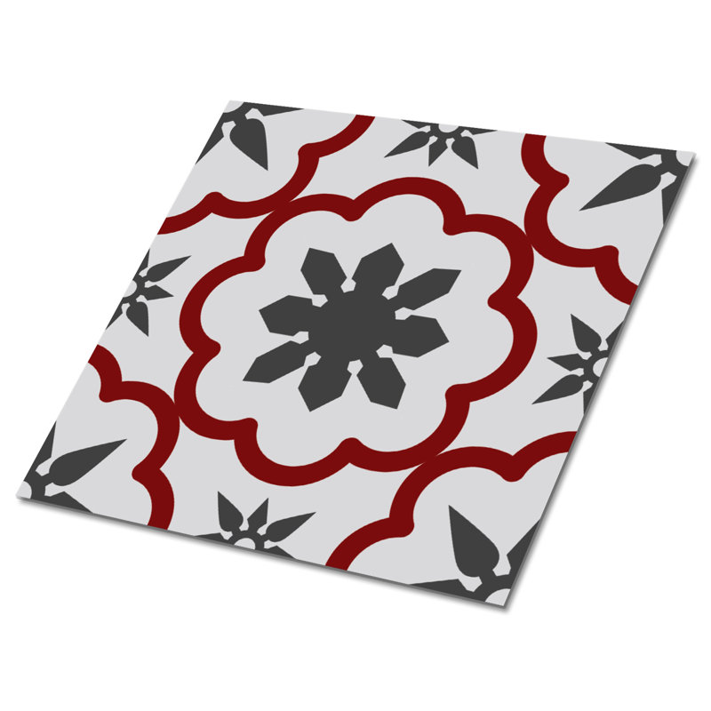 Hydle 30cm W x 30cm L Vinyl Peel and Stick Field Tile