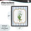 Cadre flottant Tulipe Bouquet & Stripes, design par Adonna Ebrahimi-622902390-622902391