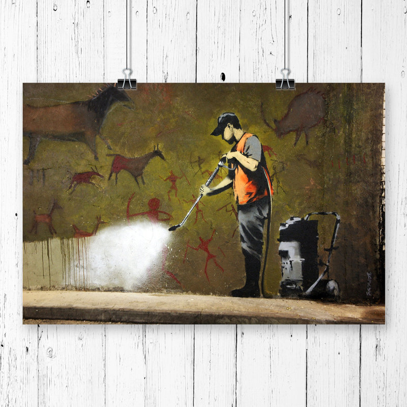 Banksy - No Frame Print, 59.4cm H x 84.1cm W
