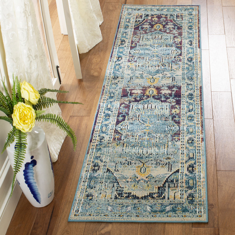 Govinda Oriental Area Rug, Runner 66 x 213 cm