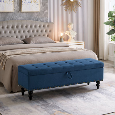 Dhanveer Upholstered Storage Bench