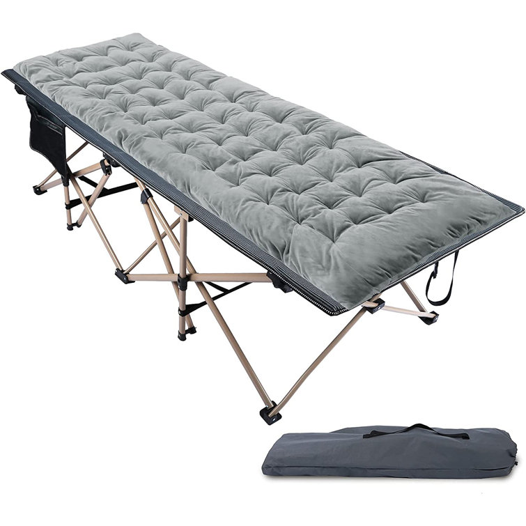 Lit de camp pliant luxe - Provence Outillage Lit de camp pliant luxe - Provence Outillage