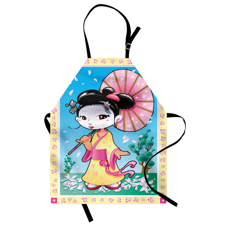 Tablier de fille parasol