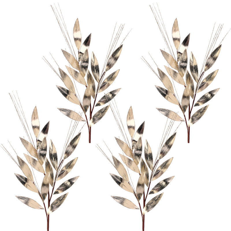 32 po feuille d'herbe métallique Laurel