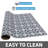 XL Dish Drying Mat, Kitchen Counter Drip Pad - Absorbent, Waterproof, Slip-Resistant, Machine Washable (19" x 24") (Indigo Grey) (USA Made)-1786388219