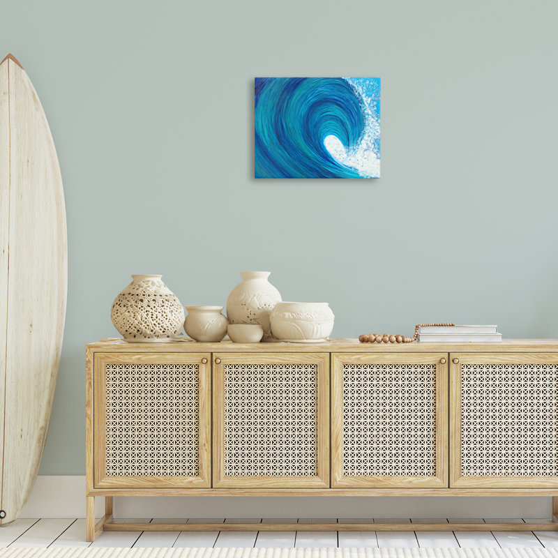 «Swirling Ocean Wave» par Megan Morris, H 16 po x l 20 po