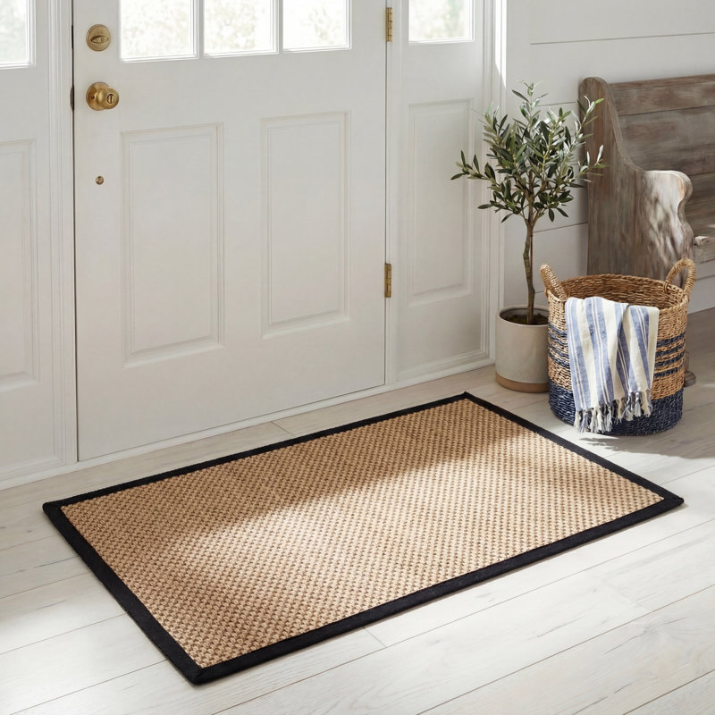 Tapis uni en fibres de sisal Trinidad, Rectangulaire 2 pi x 3 pi