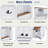5-in-1 Hall Tree With Bench, Coat Rack, Drawers, Cabinets And Extra-large Side Storage Space-630108959