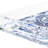 Royal Delft William Mary Blue Acrylic Rectangle Decorative Tray-121427393